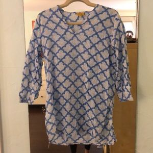 Roller Rabbit Jemina Kurta Beach Coverup